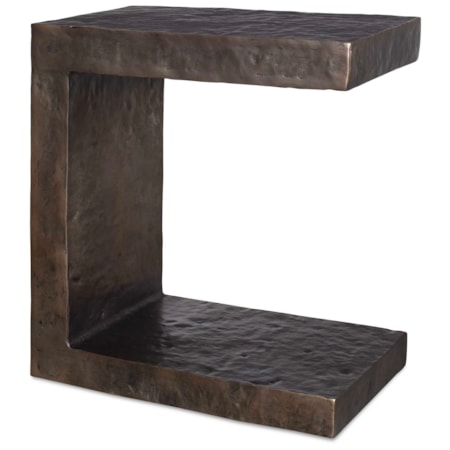 Obra Bronze Outdoor Side Table