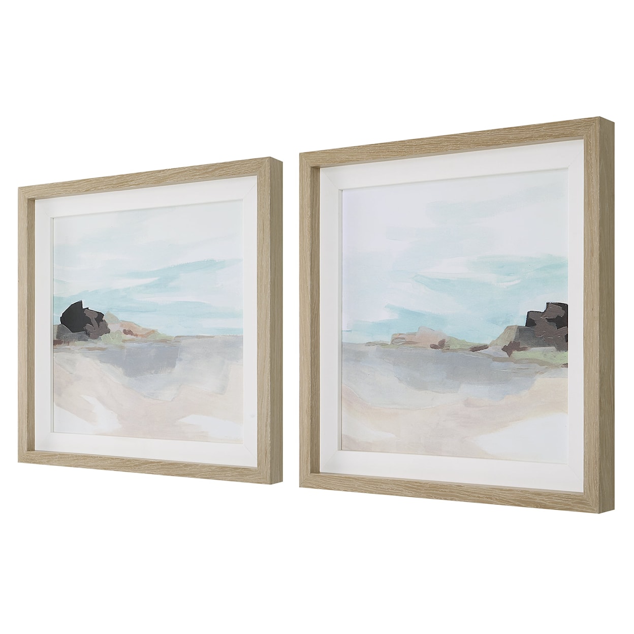 Uttermost Glacial Coast Glacial Coast Framed Prints Set/2