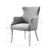 Uttermost Accent Furniture - Accent Chairs Yareena Blue Wing Chair