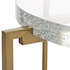 Uttermost Star-crossed Star-crossed Glass Accent Table