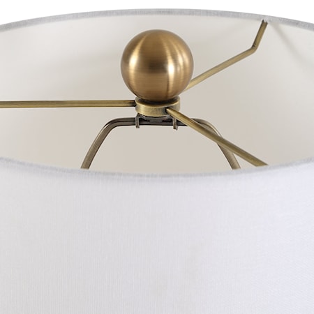 Sienna Caramel Glass Buffet Lamp