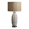 Uttermost Table Lamps Lokni Aged Ivory Table Lamp