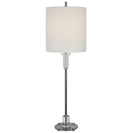 Aurelia Steel Buffet Lamp