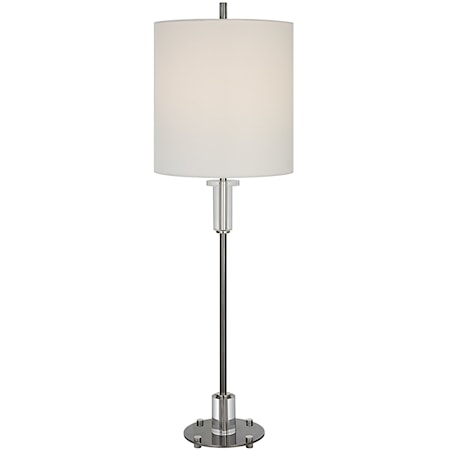 Aurelia Steel Buffet Lamp