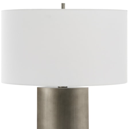 V-Groove Modern Table Lamp