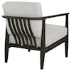 Uttermost Brunei Accent Chair with Upholstered Cushion