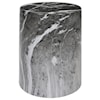 Uttermost Marvel Marvel Marbled Garden Stool