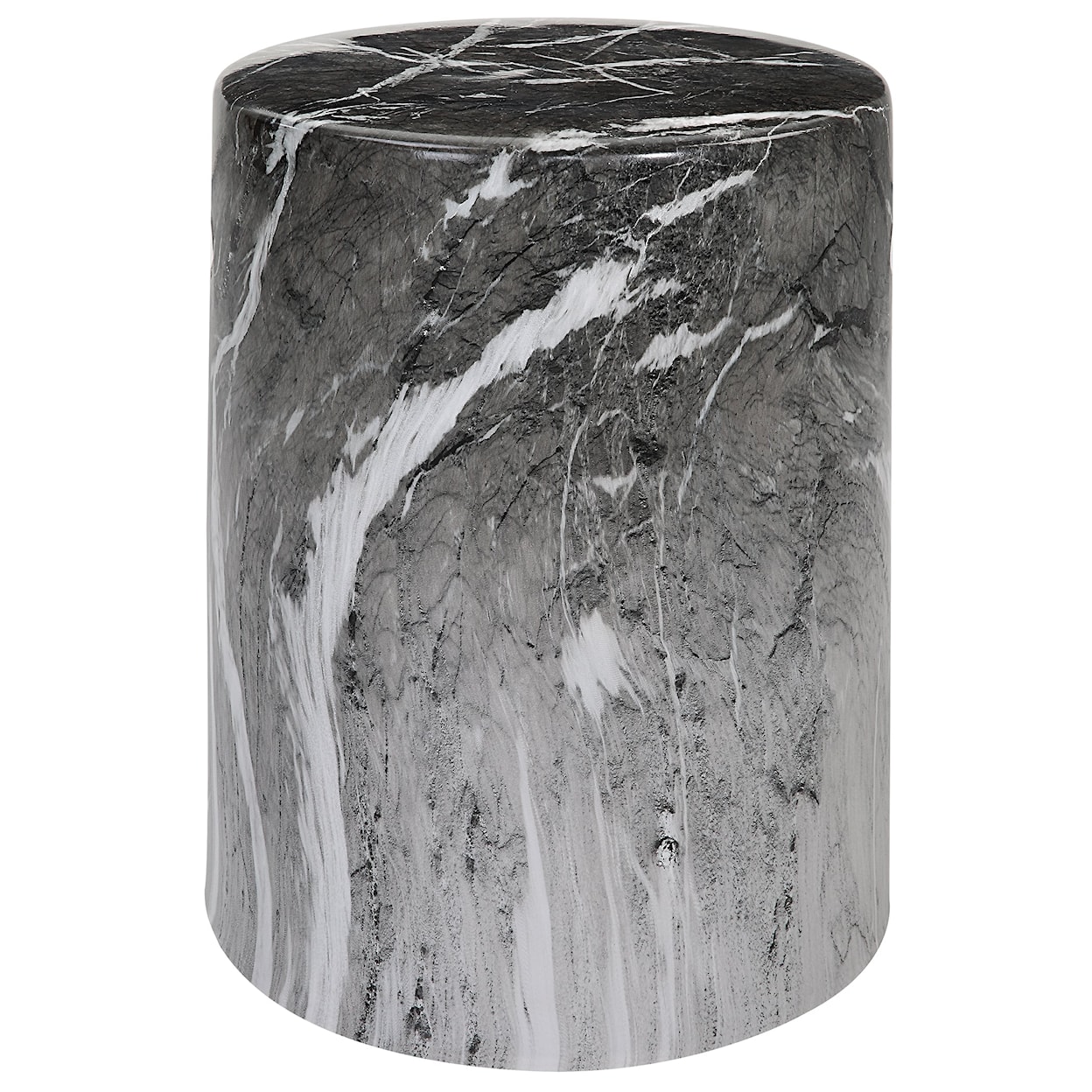 Uttermost Marvel Marvel Marbled Garden Stool