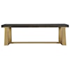 Uttermost Voyage Voyage Brass And Wood Bench