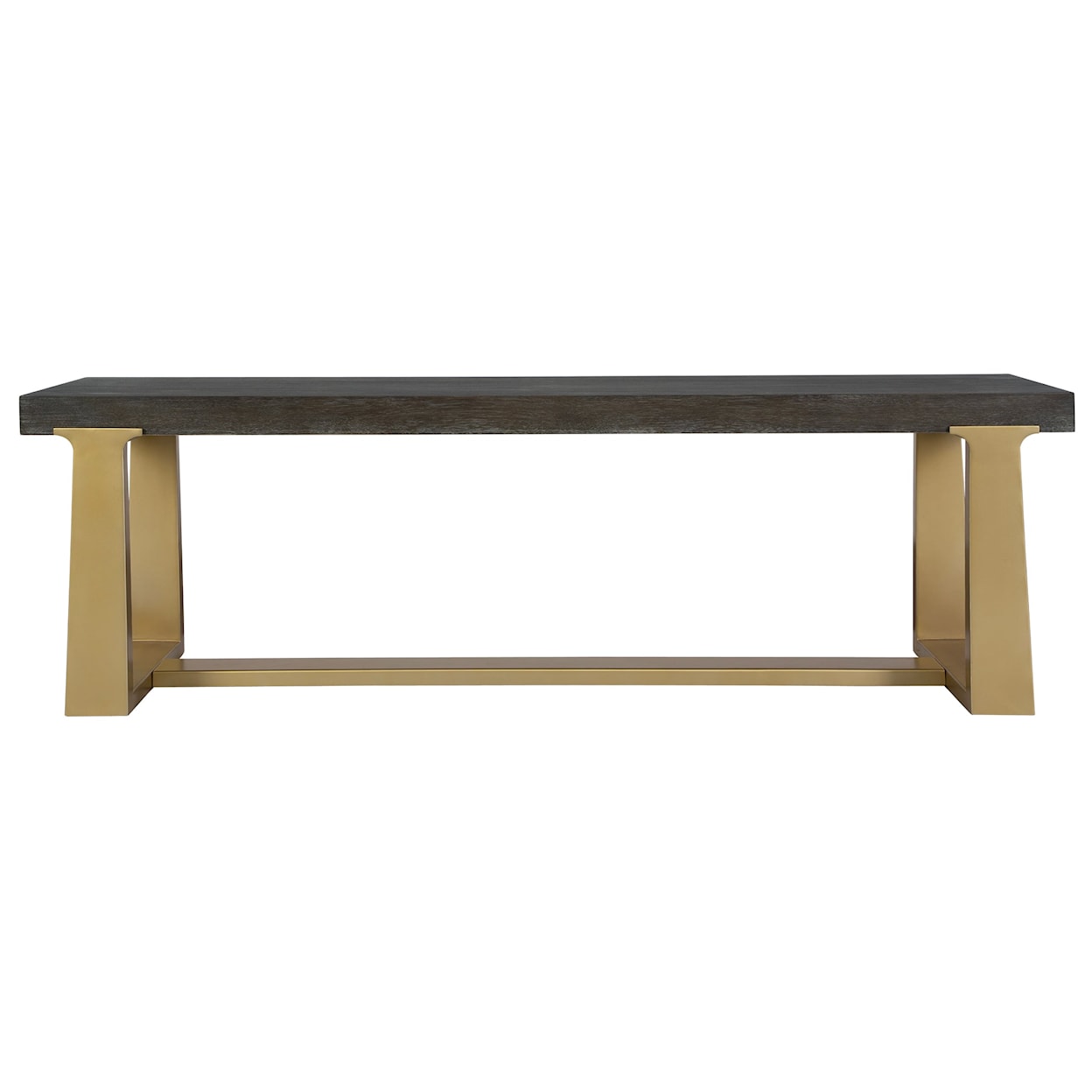 Uttermost Voyage Voyage Brass And Wood Bench