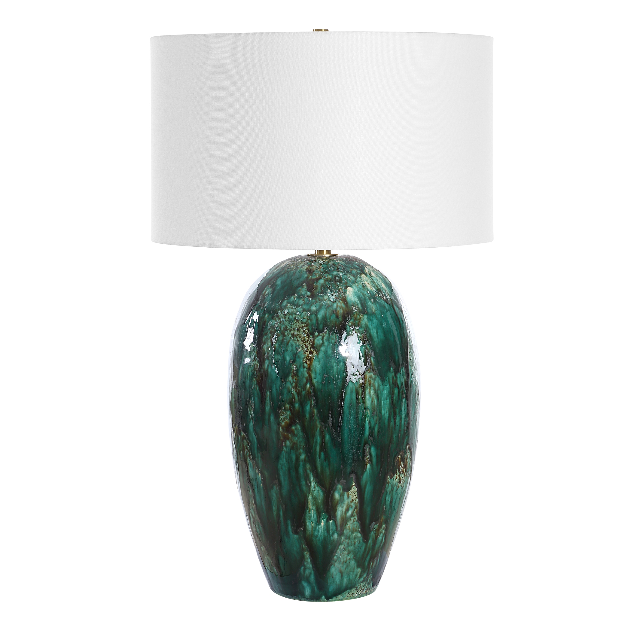 Ceralene Green Table Lamp