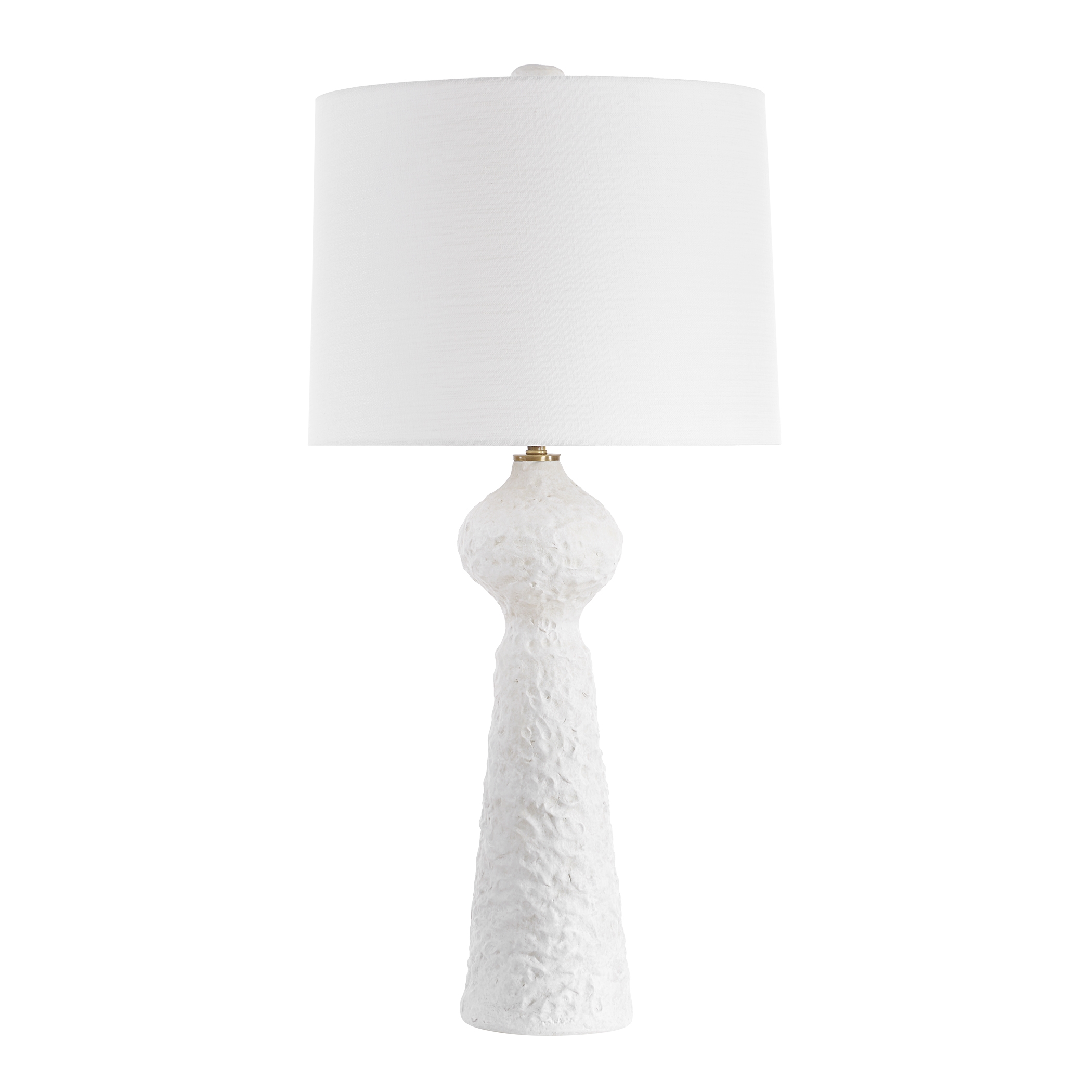 Sonata Textured White Table Lamp