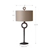 Uttermost Table Lamps Ferro Cast Iron Table Lamp