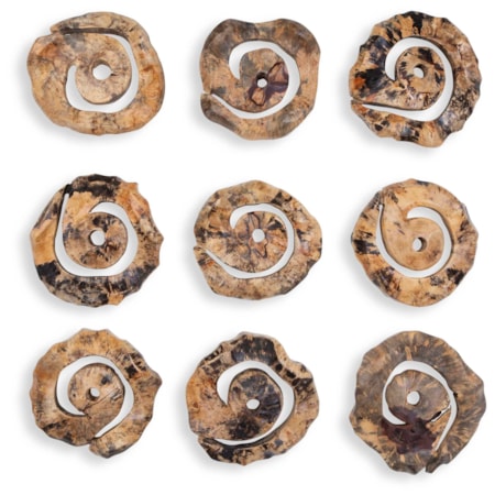 Corkscrew Wood Wall Decor