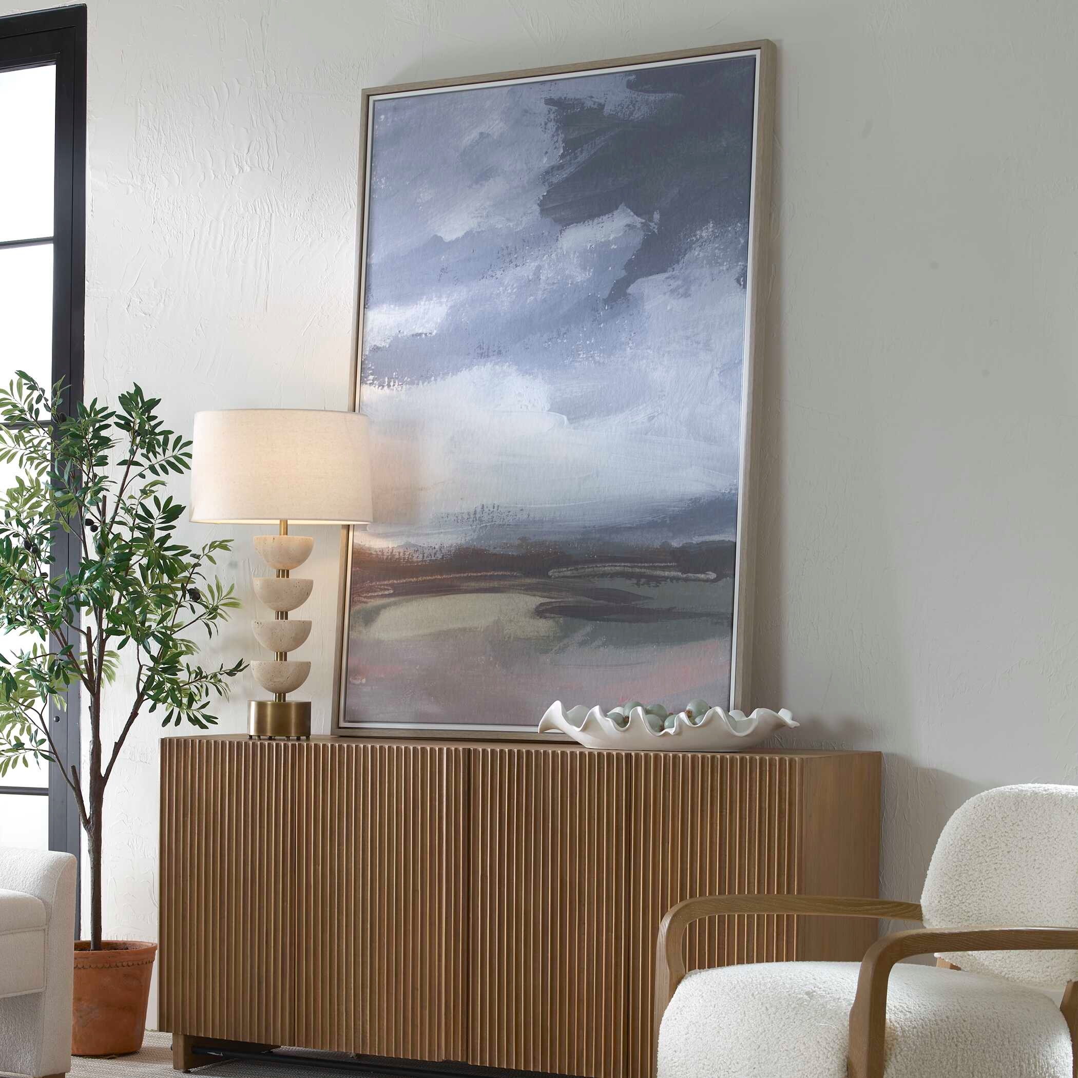 Bracing Framed Landscape Art