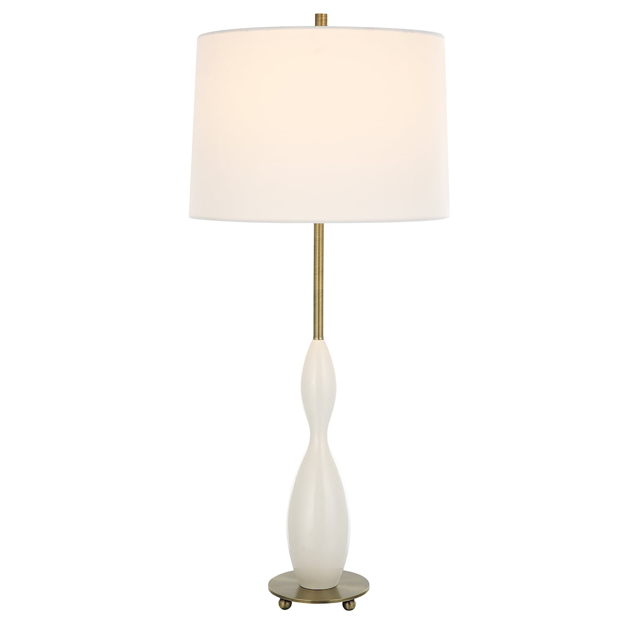 Uttermost Annora Annora Glossy White Table Lamp