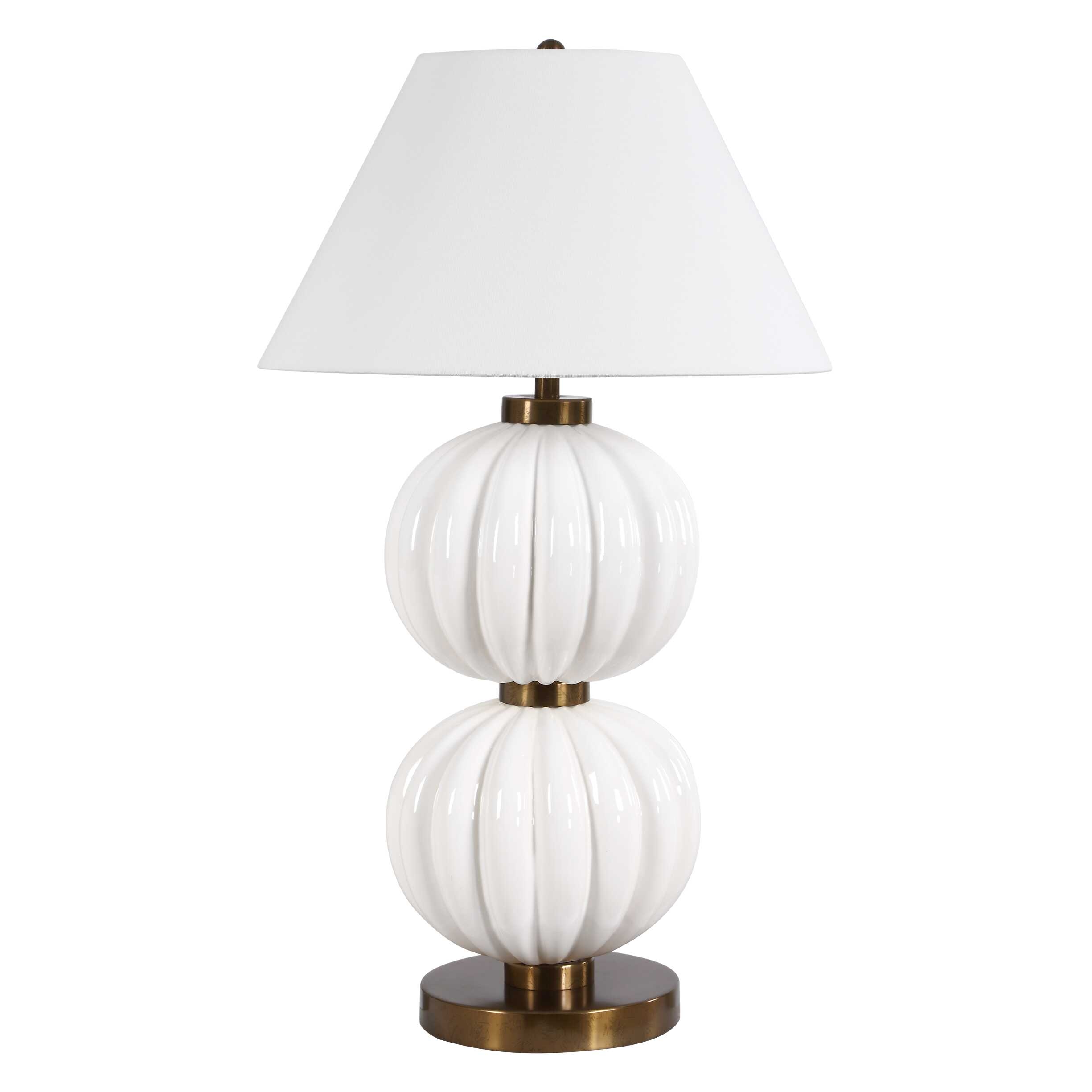 Uttermost Irena Irena White Sphere Table Lamp
