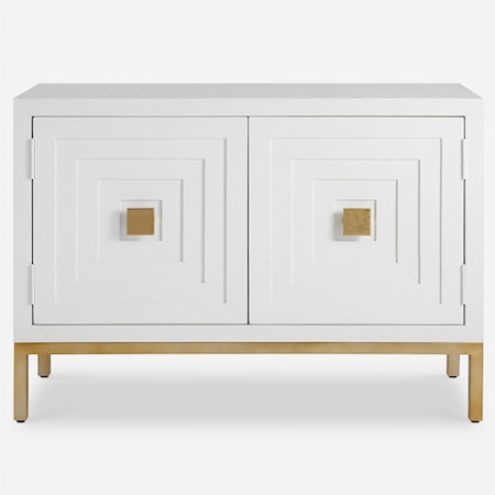 Aiken White 2 Door Cabinet