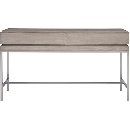 Kamala Gray Oak Console Table