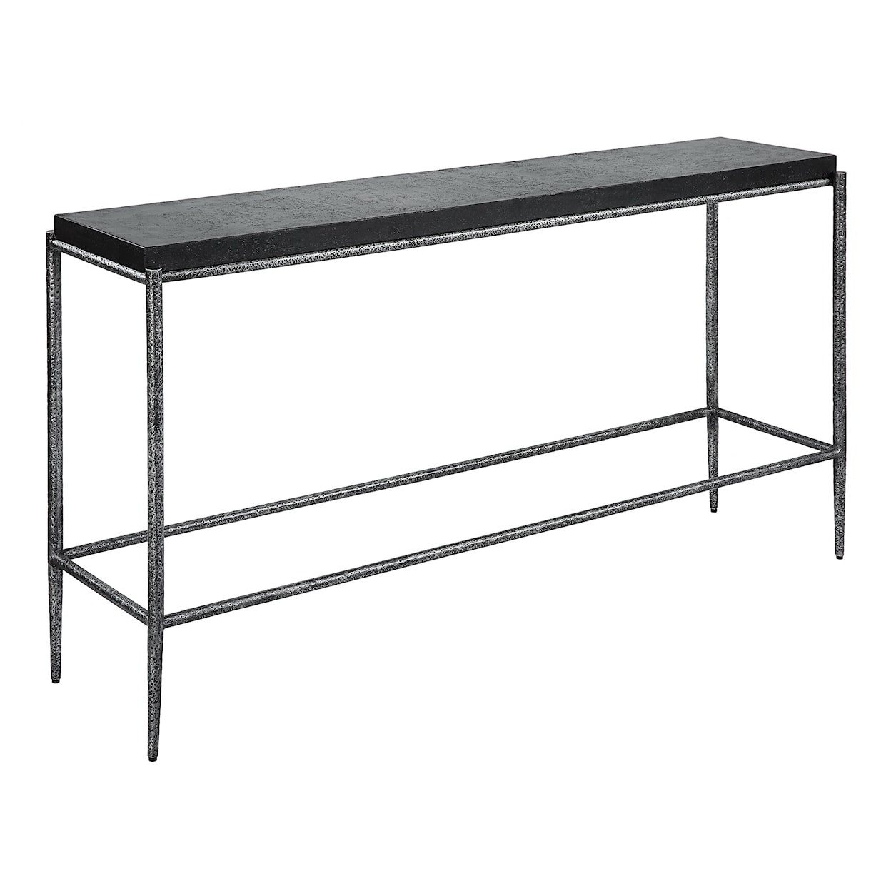 Uttermost Crescendo Crescendo Black Concrete Console Table