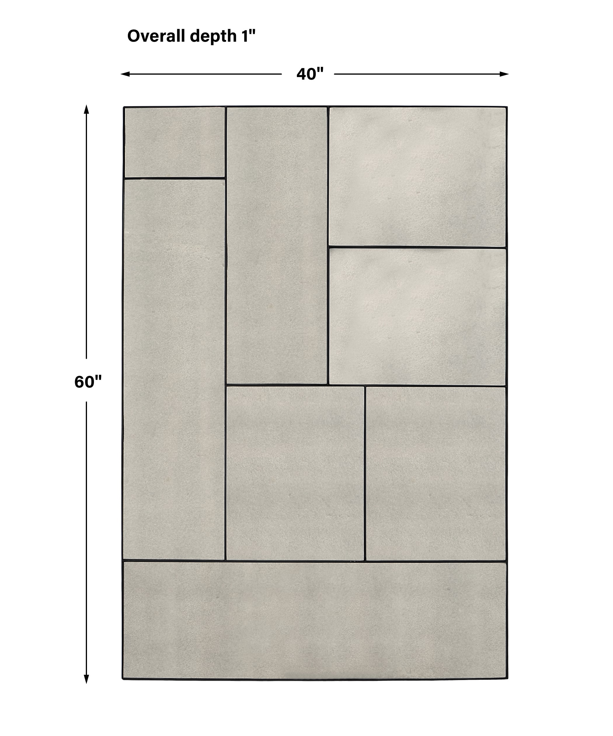 Uttermost Puzzle Piece Puzzle Piece Oversized Mirror