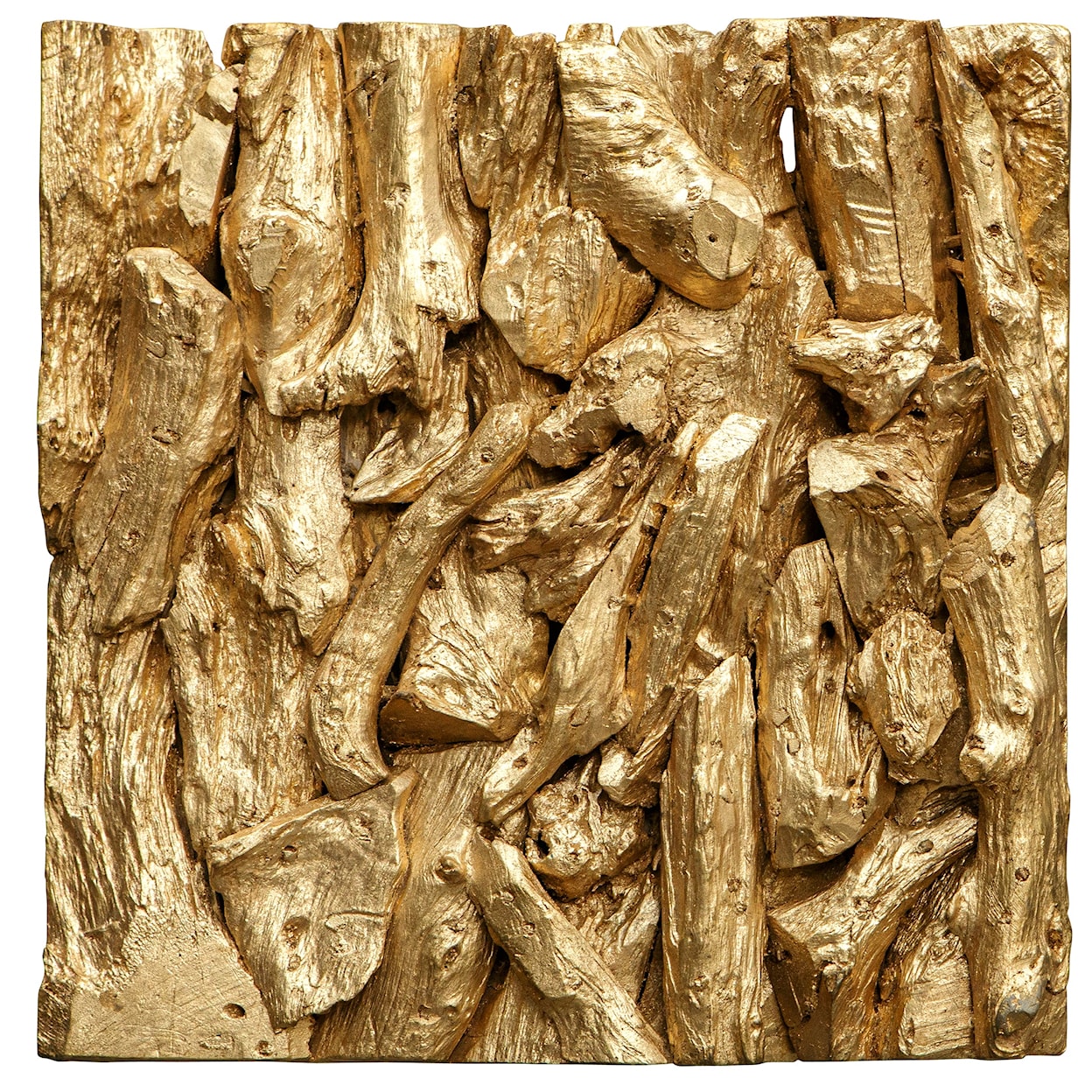 Uttermost Rio Rio Gold Wood Wall Décor