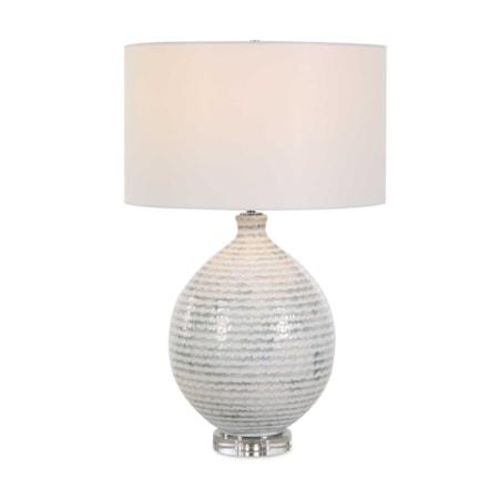 Clary Horizontally Striped Table Lamp