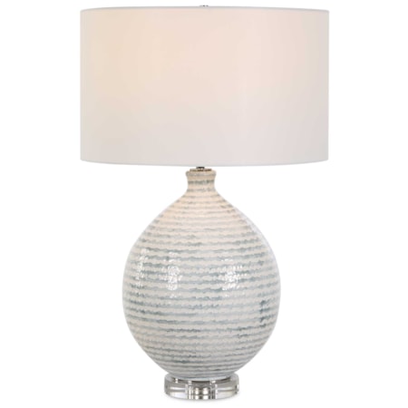 Clary Horizontally Striped Table Lamp