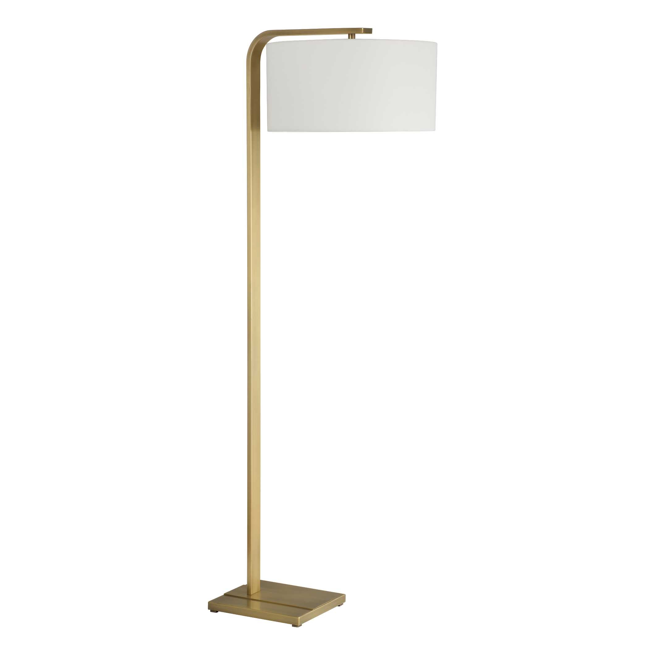 Laight Antique Brass Floor Lamp