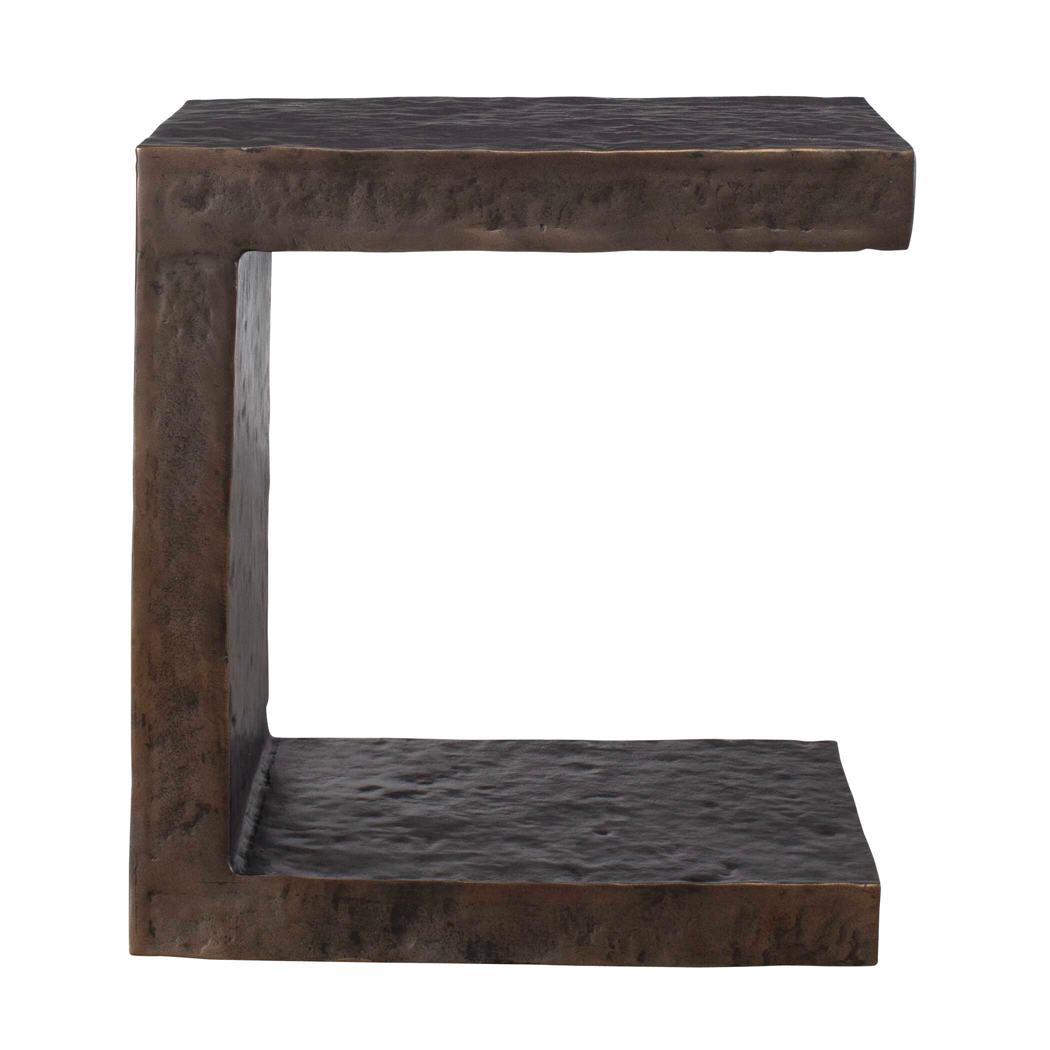 Obra Bronze Outdoor Side Table