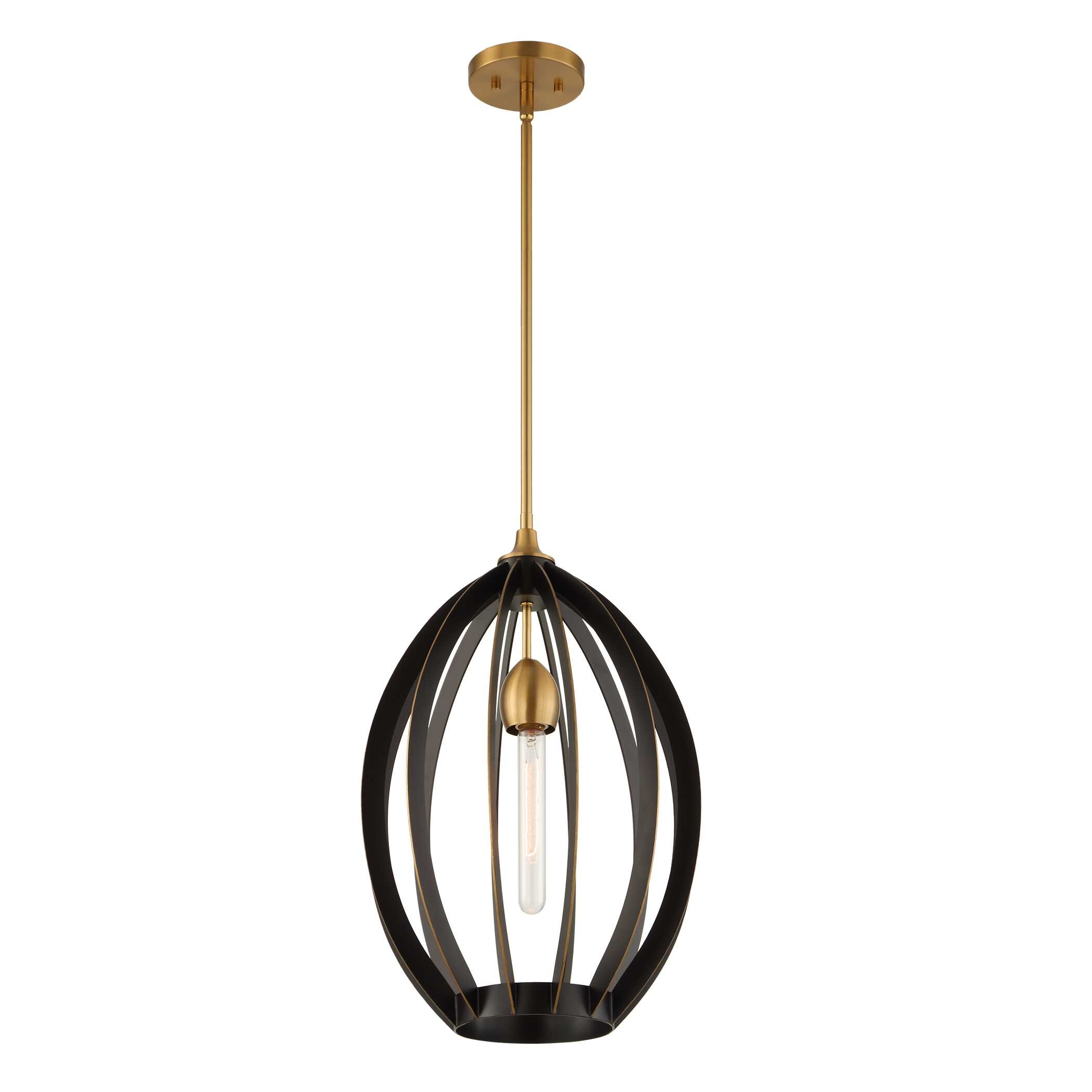 Uttermost Darby Darby 1 Light Architectural Oval Pendant