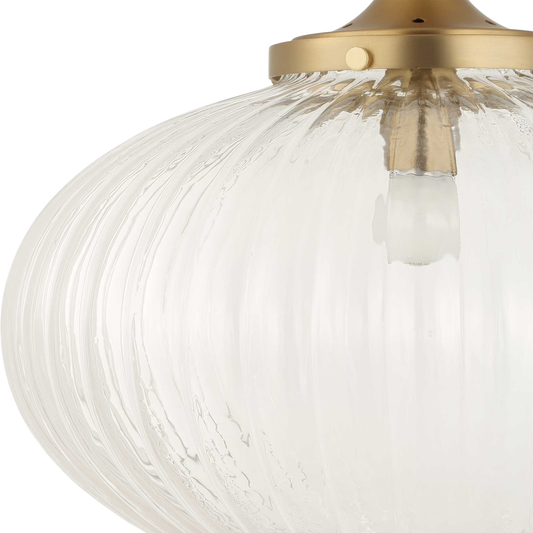 Uttermost Bellaire Bellaire 1 Light Glass Shade Pendant