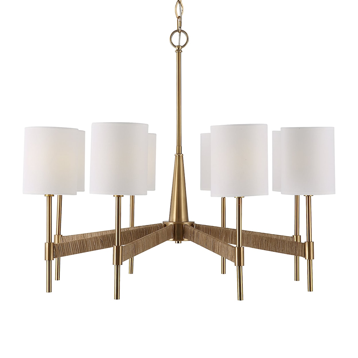 Uttermost Lautoka Lautoka Rattan 8 Light Chandelier