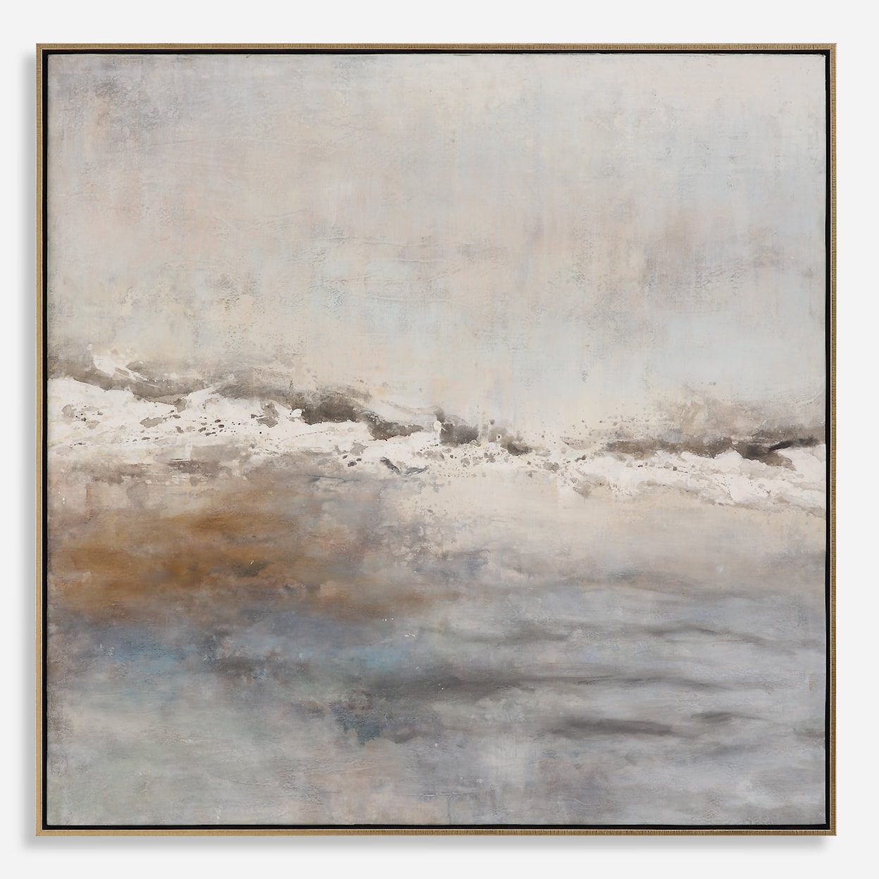 Uttermost Storm Clouds Abstract Hand Painted Canvas Art