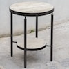 Uttermost Dauntless Dauntless Travertine Side Table