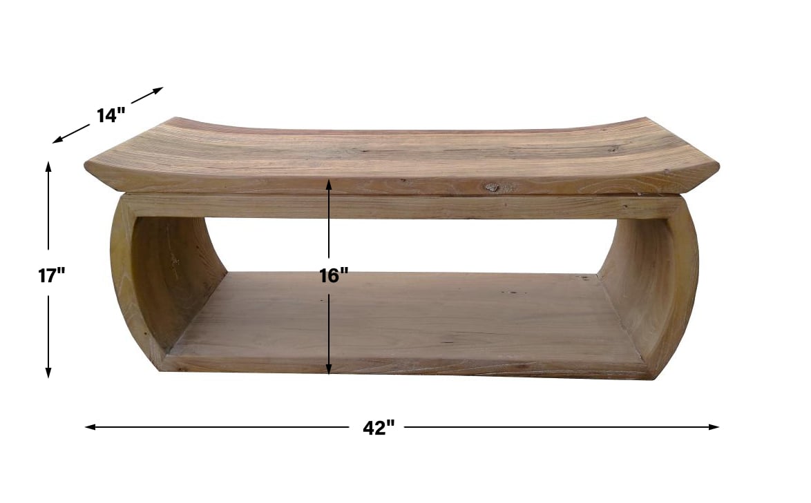 Uttermost Connor Connor Reclaimed Wood Bench
