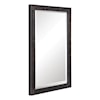 Uttermost Mirrors Gower Aged Black Vanity Mirror