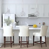 Uttermost Accent Furniture - Stools Dariela White Counter Stool