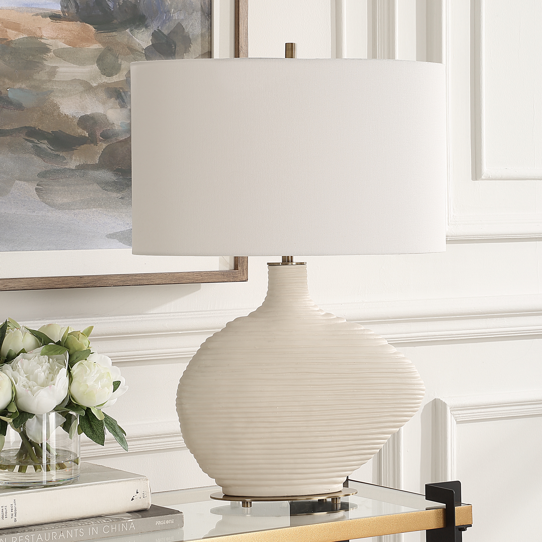Uttermost Duostacked Duostacked Ceramic Table Lamp