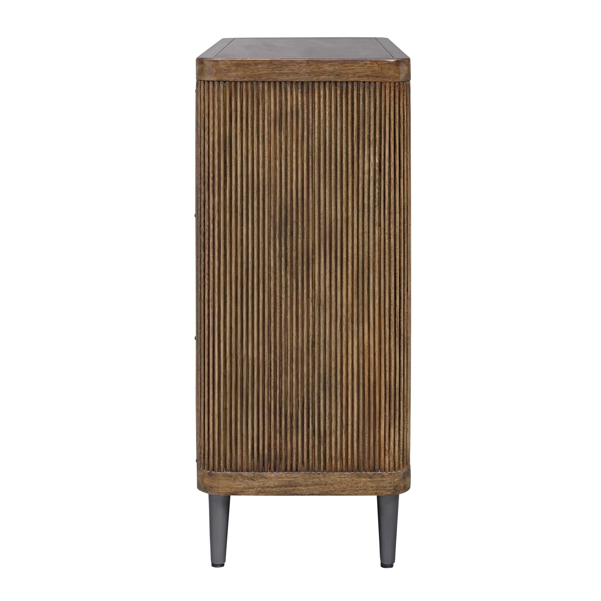 Pinstripe Tambour 2 Door Cabinet