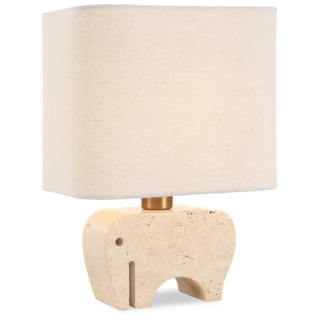 Tusk Travertine Accent Lamp