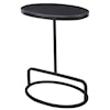 Uttermost Accent Furniture - Occasional Tables Jessenia Black Marble Accent Table