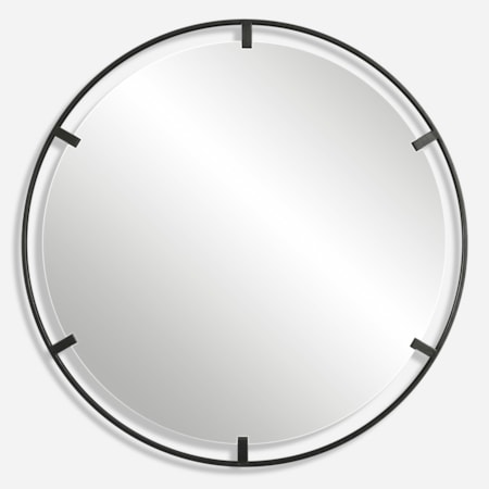 Cashel Round Iron Mirror