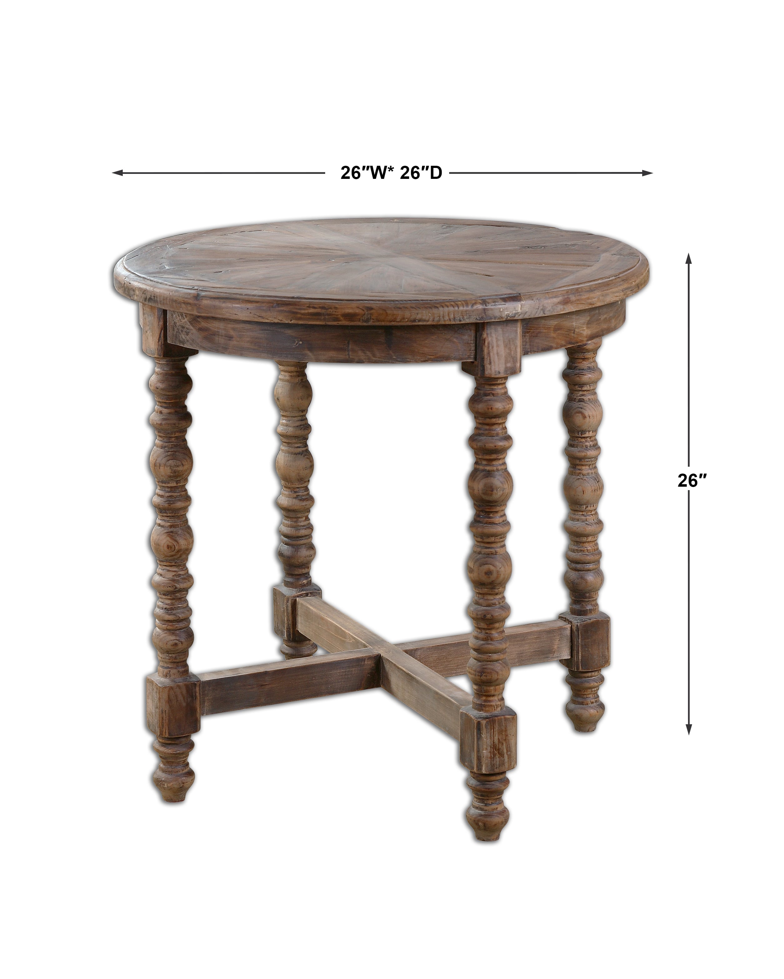 Uttermost Accent Furniture - Occasional Tables Samuelle Wooden End table