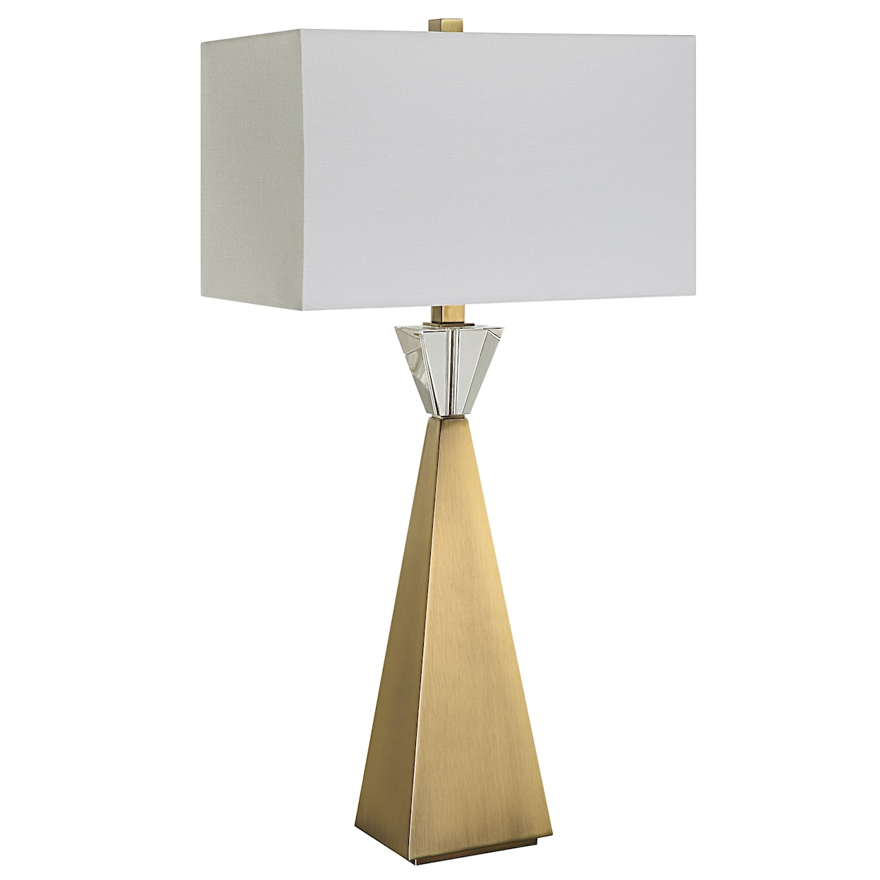 Uttermost Arete Arete Modern Brass Table Lamp