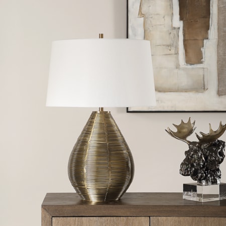 Knowles Brass Table Lamp