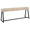 Uttermost Taupo Taupo Sheepskin Bench