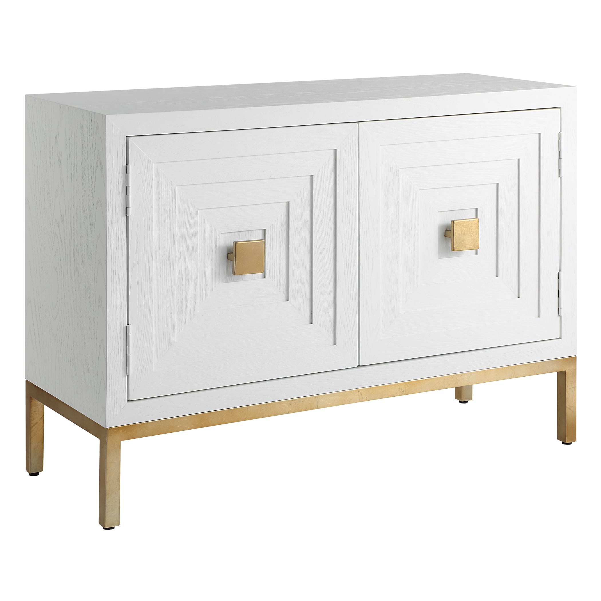 Aiken White 2 Door Cabinet