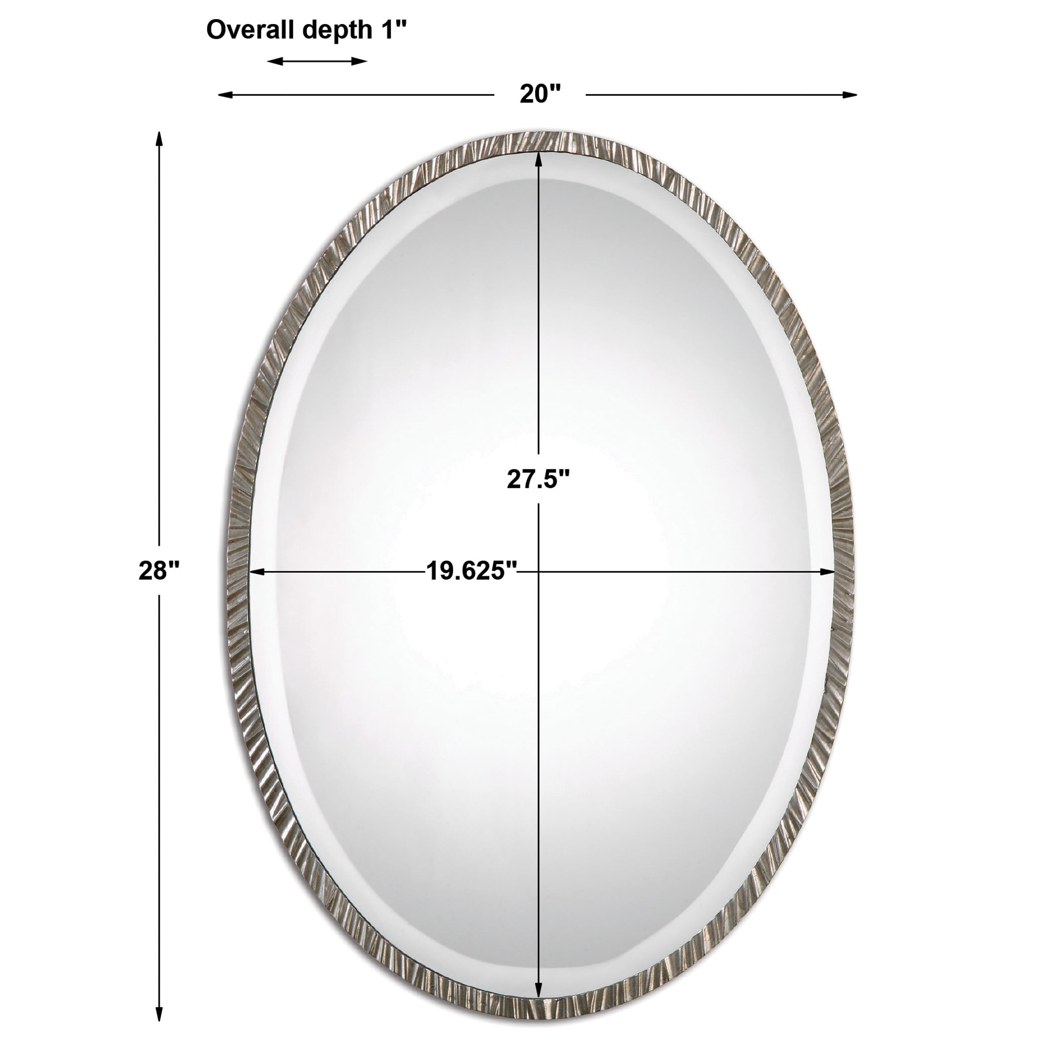 Uttermost Mirrors - Oval Annadel Oval Wall Mirror