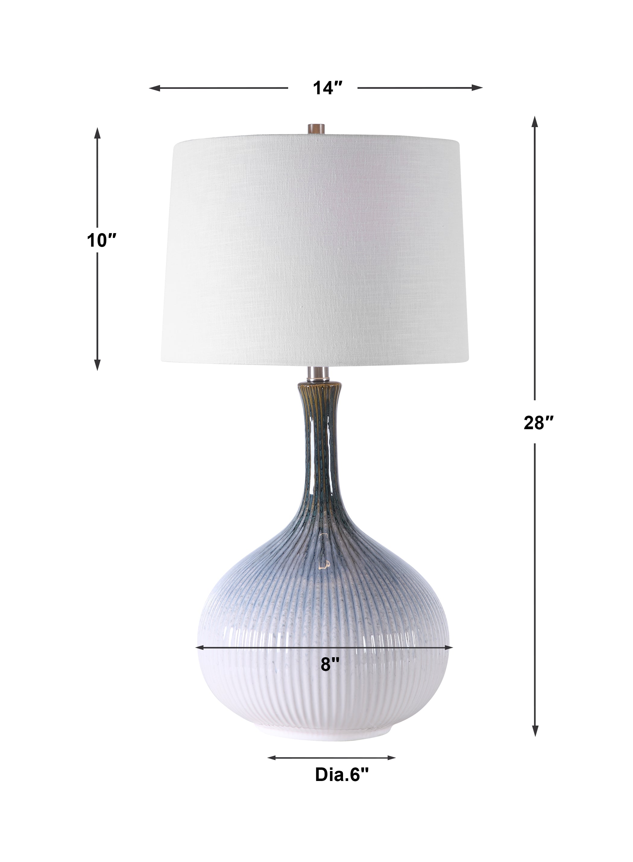 Uttermost Table Lamps Eichler Mid-Century Table Lamp
